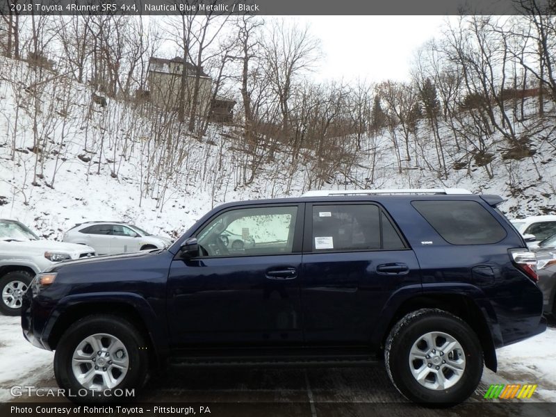 Nautical Blue Metallic / Black 2018 Toyota 4Runner SR5 4x4
