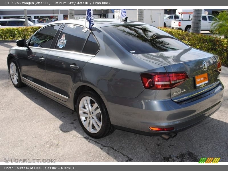 Platinum Gray Metallic / Titan Black 2017 Volkswagen Jetta SEL