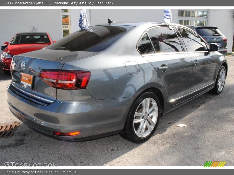 Platinum Gray Metallic / Titan Black 2017 Volkswagen Jetta SEL