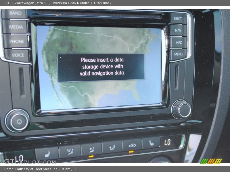 Platinum Gray Metallic / Titan Black 2017 Volkswagen Jetta SEL