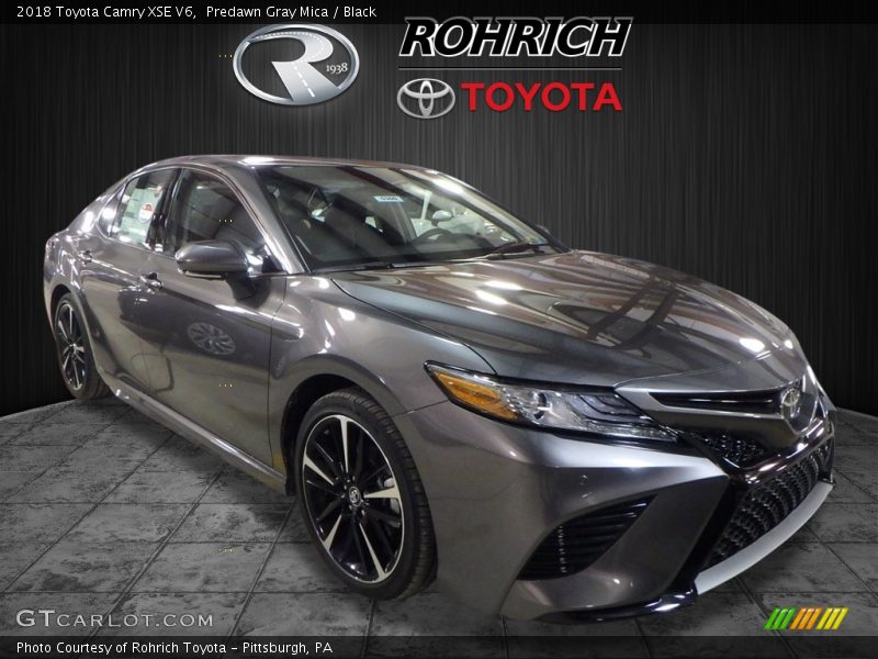 Predawn Gray Mica / Black 2018 Toyota Camry XSE V6