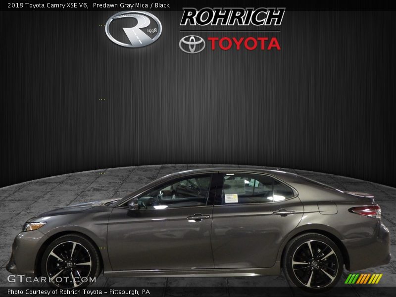 Predawn Gray Mica / Black 2018 Toyota Camry XSE V6