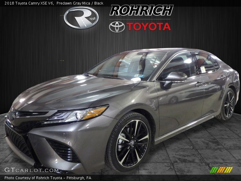 Predawn Gray Mica / Black 2018 Toyota Camry XSE V6
