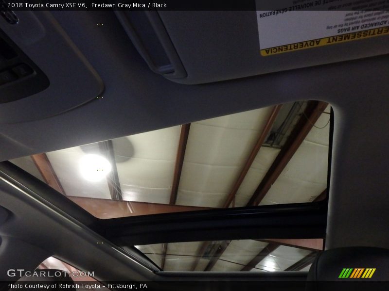 Predawn Gray Mica / Black 2018 Toyota Camry XSE V6