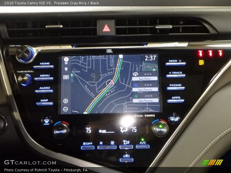 Predawn Gray Mica / Black 2018 Toyota Camry XSE V6