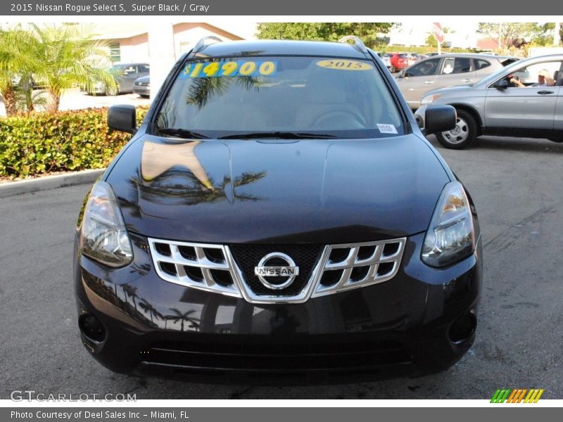 Super Black / Gray 2015 Nissan Rogue Select S