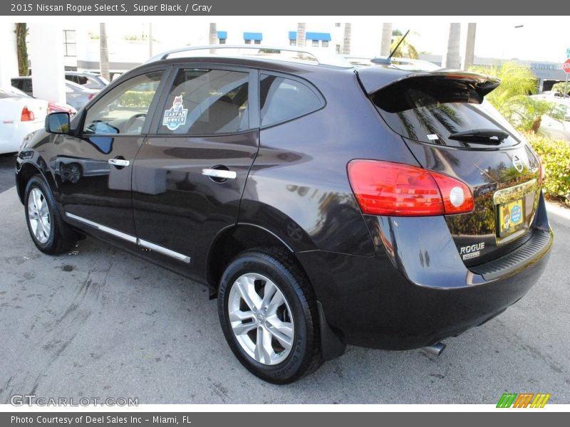 Super Black / Gray 2015 Nissan Rogue Select S