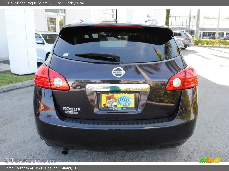 Super Black / Gray 2015 Nissan Rogue Select S