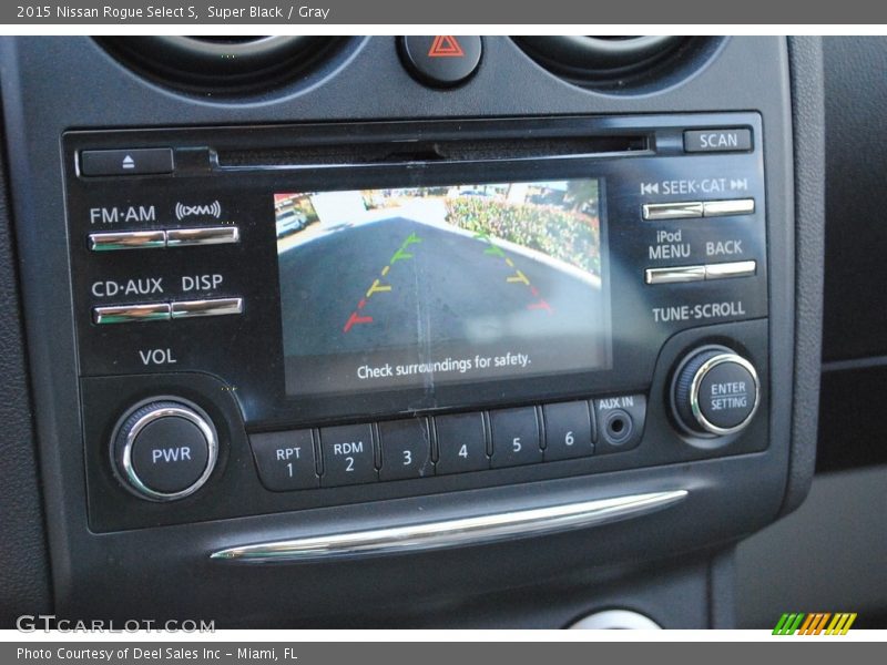 Super Black / Gray 2015 Nissan Rogue Select S