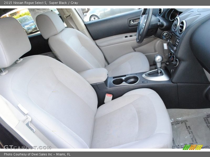 Super Black / Gray 2015 Nissan Rogue Select S