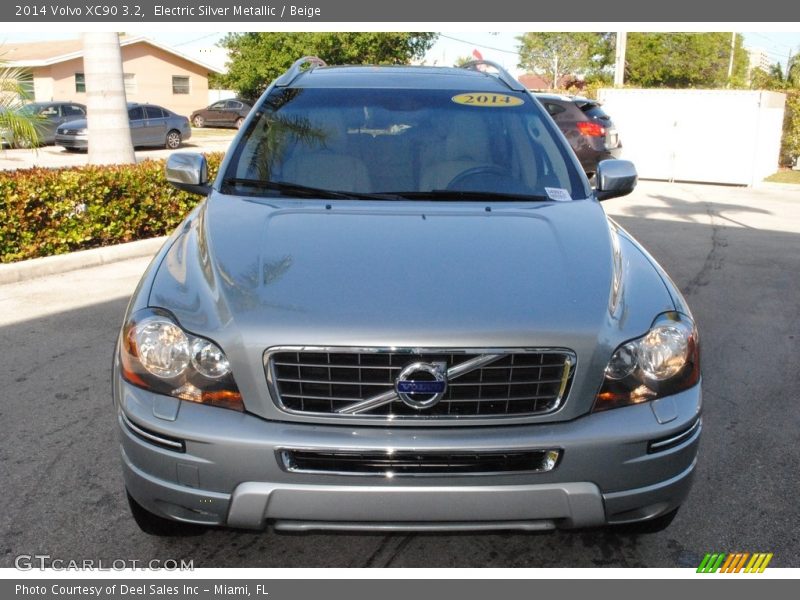 Electric Silver Metallic / Beige 2014 Volvo XC90 3.2