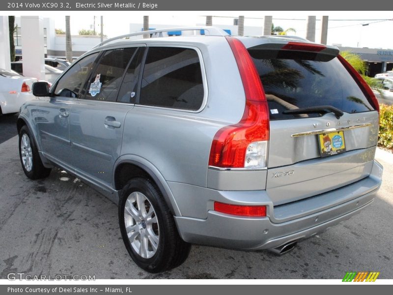 Electric Silver Metallic / Beige 2014 Volvo XC90 3.2