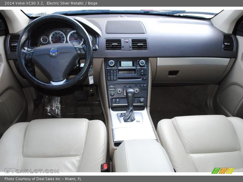 Electric Silver Metallic / Beige 2014 Volvo XC90 3.2