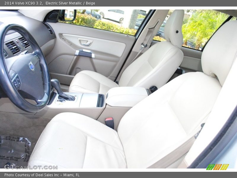 Electric Silver Metallic / Beige 2014 Volvo XC90 3.2