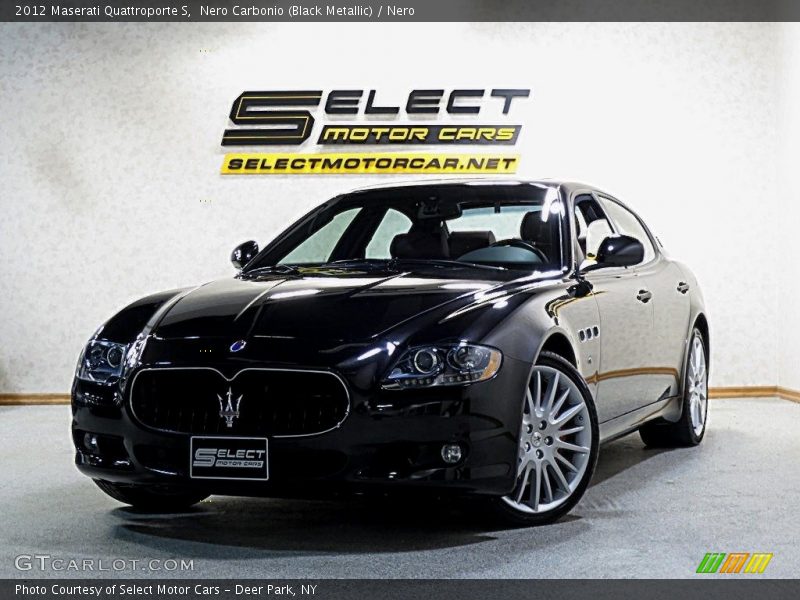 Nero Carbonio (Black Metallic) / Nero 2012 Maserati Quattroporte S