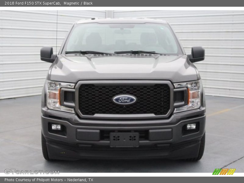 Magnetic / Black 2018 Ford F150 STX SuperCab