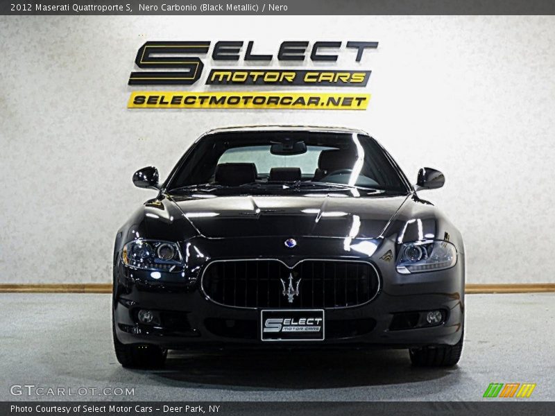 Nero Carbonio (Black Metallic) / Nero 2012 Maserati Quattroporte S