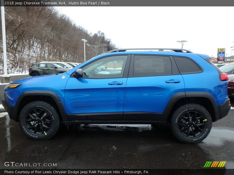  2018 Cherokee Trailhawk 4x4 Hydro Blue Pearl