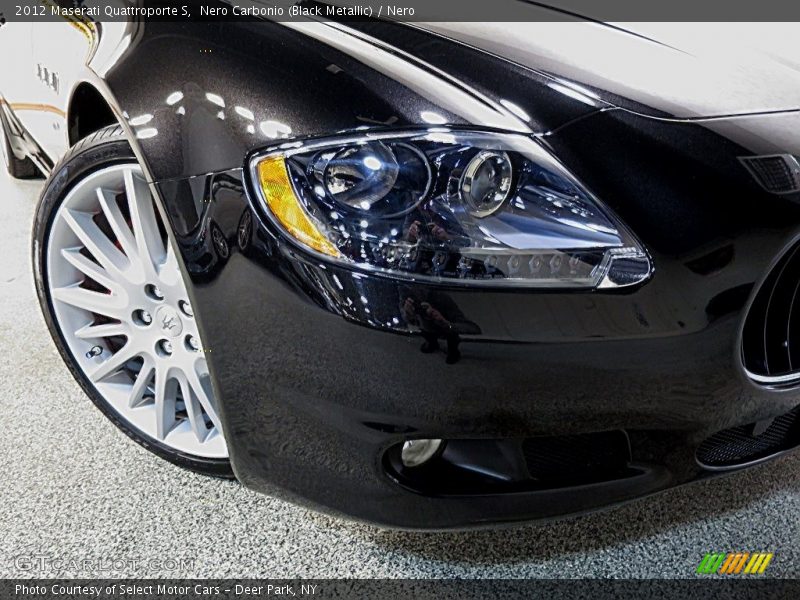 Nero Carbonio (Black Metallic) / Nero 2012 Maserati Quattroporte S