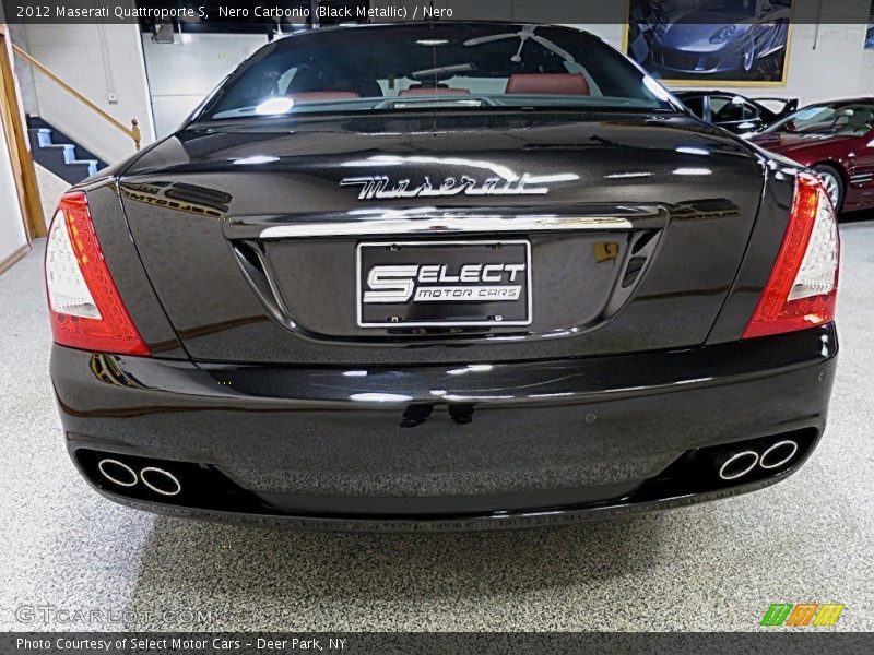 Nero Carbonio (Black Metallic) / Nero 2012 Maserati Quattroporte S