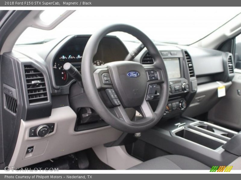 Magnetic / Black 2018 Ford F150 STX SuperCab