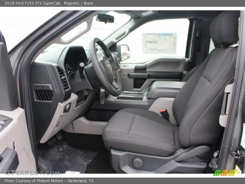  2018 F150 STX SuperCab Black Interior