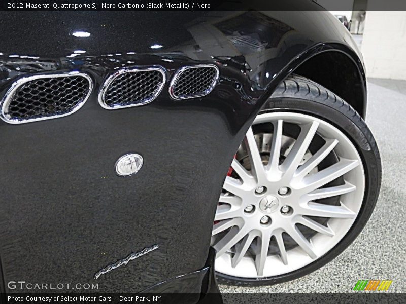 Nero Carbonio (Black Metallic) / Nero 2012 Maserati Quattroporte S