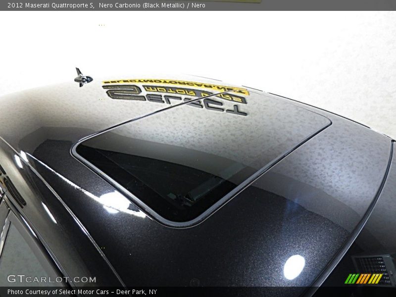 Nero Carbonio (Black Metallic) / Nero 2012 Maserati Quattroporte S