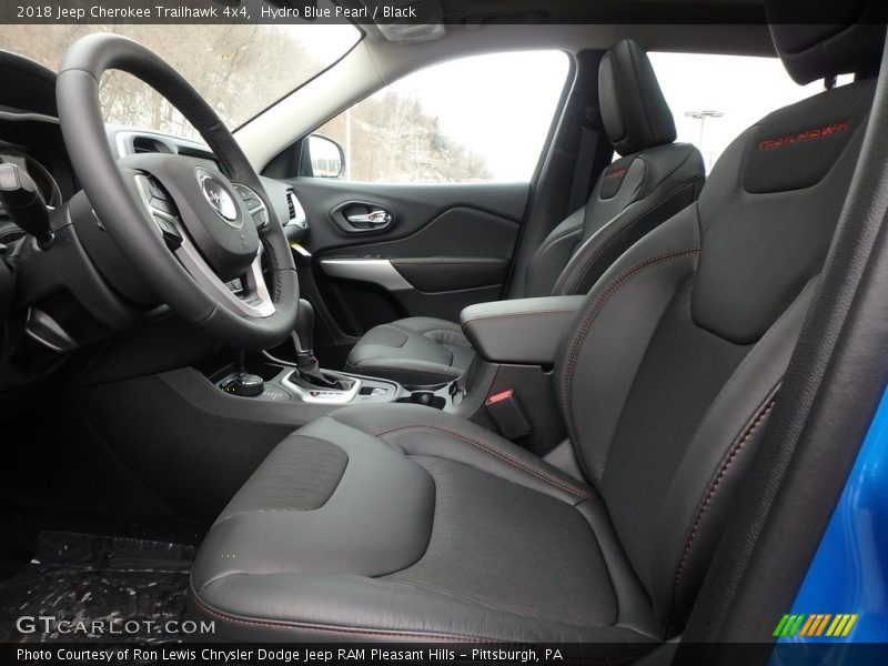 Front Seat of 2018 Cherokee Trailhawk 4x4