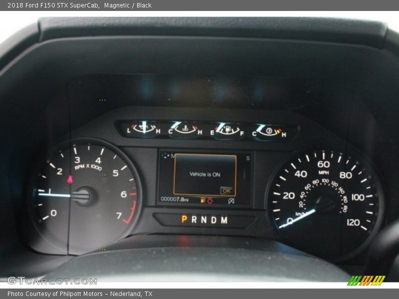 Magnetic / Black 2018 Ford F150 STX SuperCab