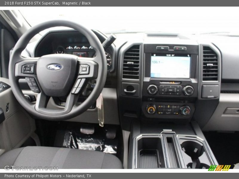 Magnetic / Black 2018 Ford F150 STX SuperCab