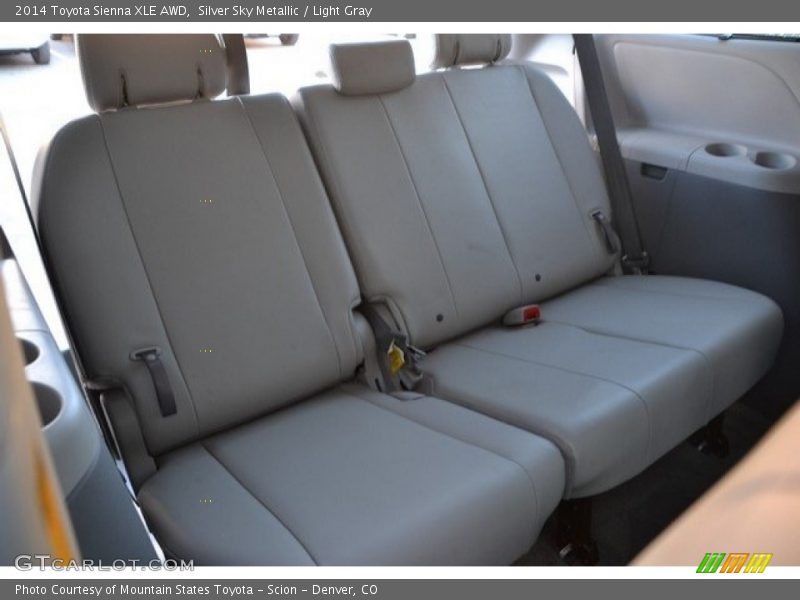Silver Sky Metallic / Light Gray 2014 Toyota Sienna XLE AWD