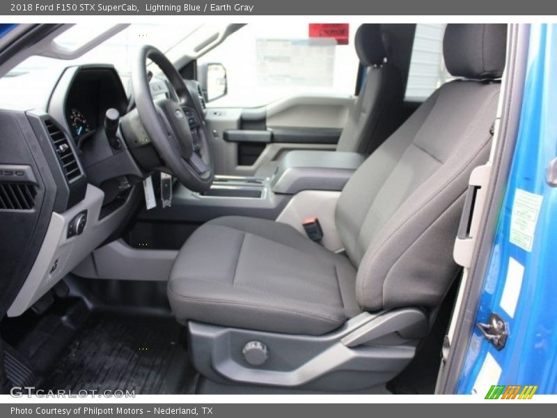 Front Seat of 2018 F150 STX SuperCab