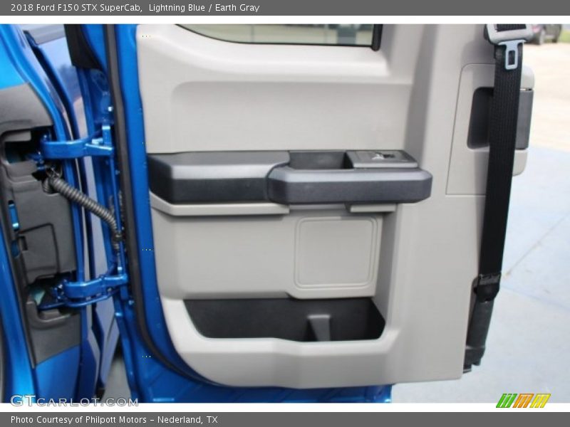 Lightning Blue / Earth Gray 2018 Ford F150 STX SuperCab