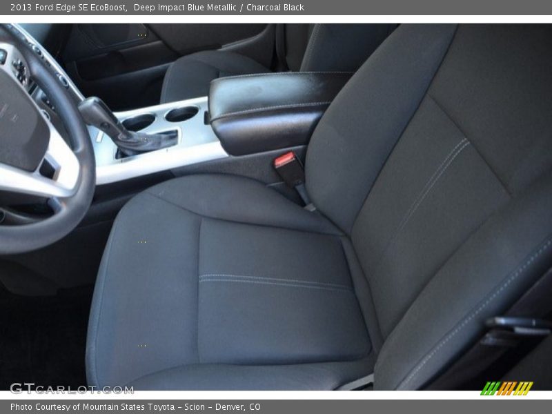 Deep Impact Blue Metallic / Charcoal Black 2013 Ford Edge SE EcoBoost