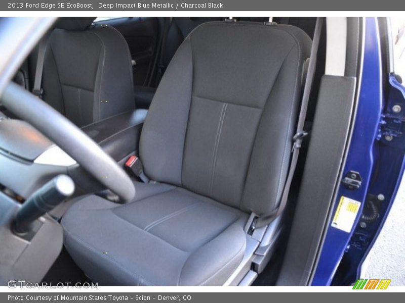 Deep Impact Blue Metallic / Charcoal Black 2013 Ford Edge SE EcoBoost