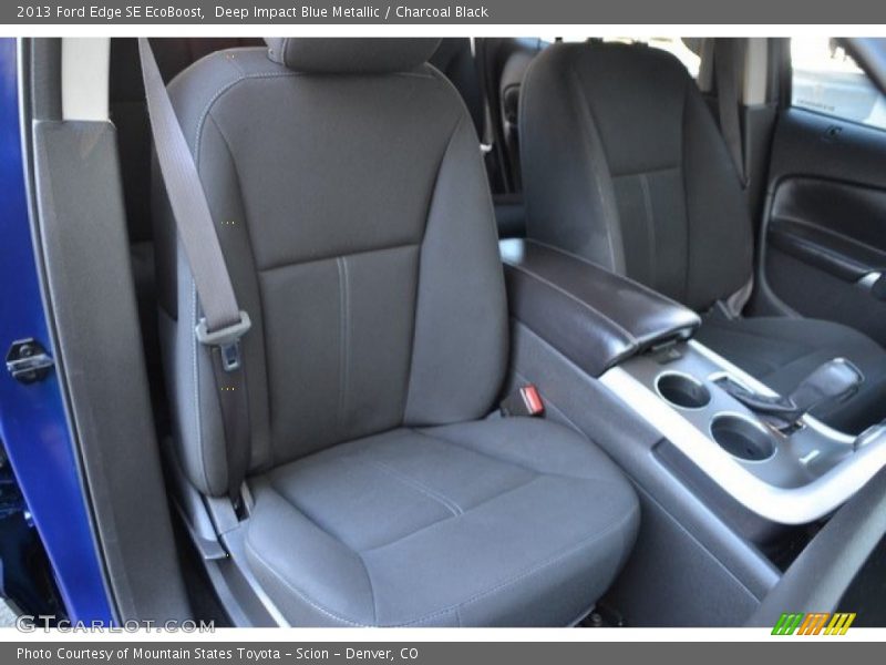 Deep Impact Blue Metallic / Charcoal Black 2013 Ford Edge SE EcoBoost