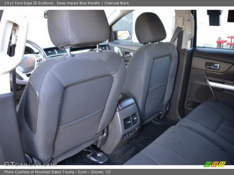 Deep Impact Blue Metallic / Charcoal Black 2013 Ford Edge SE EcoBoost