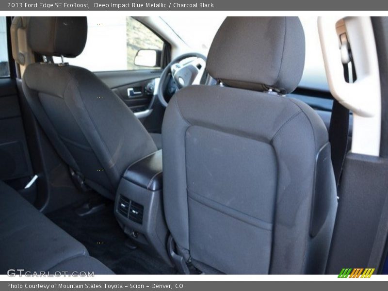 Deep Impact Blue Metallic / Charcoal Black 2013 Ford Edge SE EcoBoost