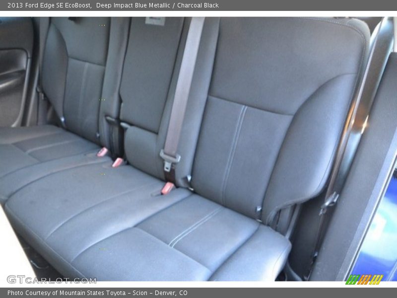 Deep Impact Blue Metallic / Charcoal Black 2013 Ford Edge SE EcoBoost