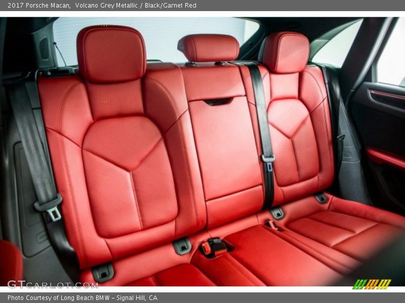 Rear Seat of 2017 Macan 