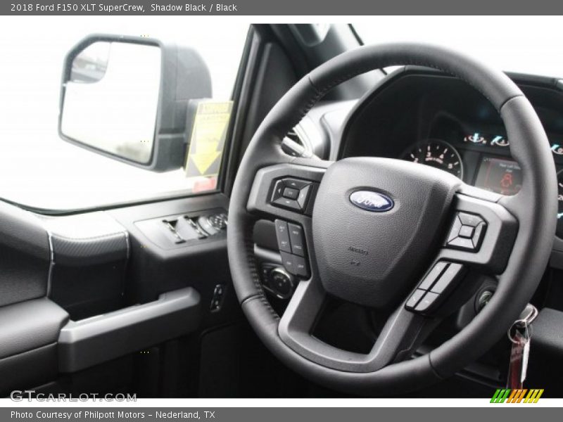 Shadow Black / Black 2018 Ford F150 XLT SuperCrew