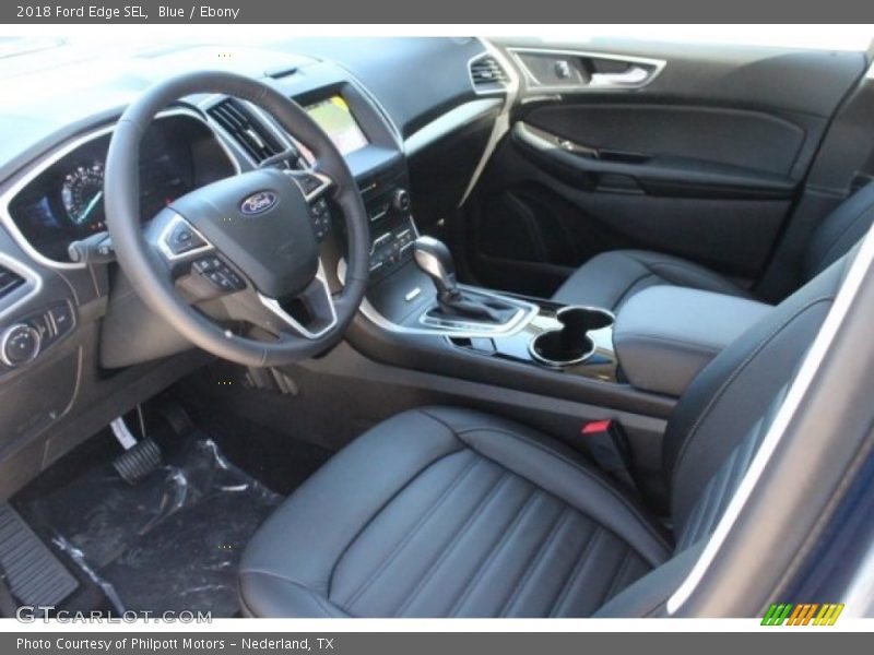 Blue / Ebony 2018 Ford Edge SEL