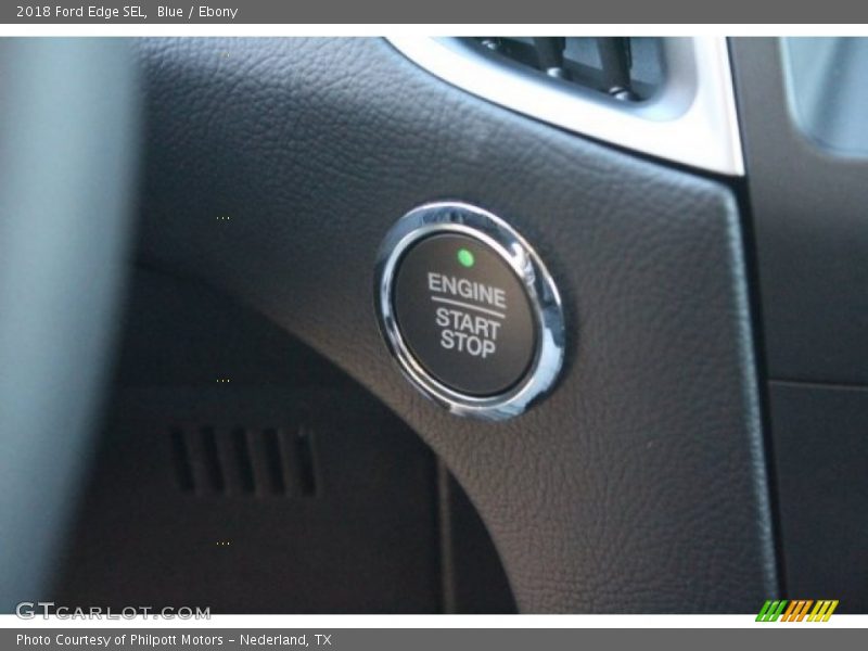 Blue / Ebony 2018 Ford Edge SEL