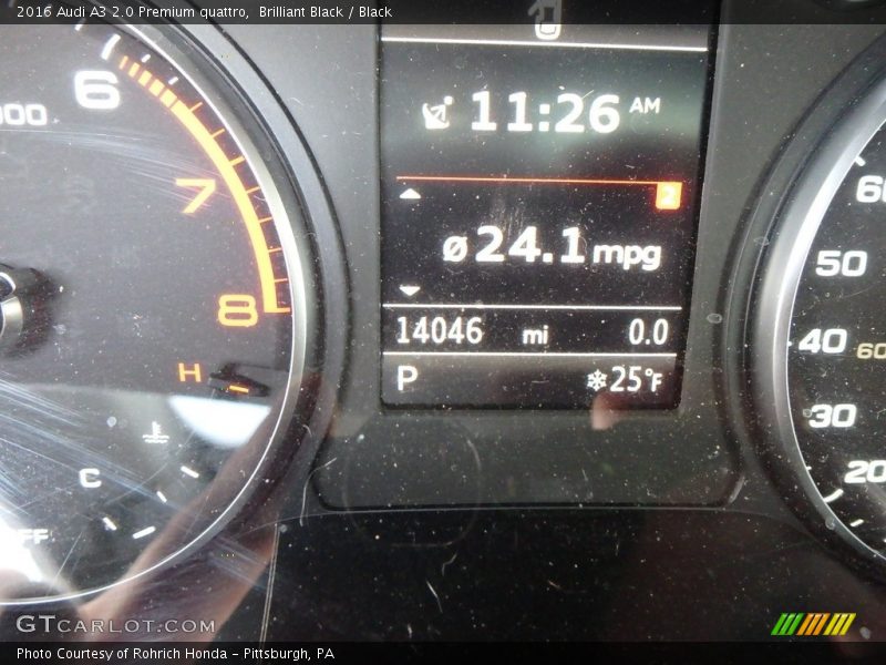 Brilliant Black / Black 2016 Audi A3 2.0 Premium quattro