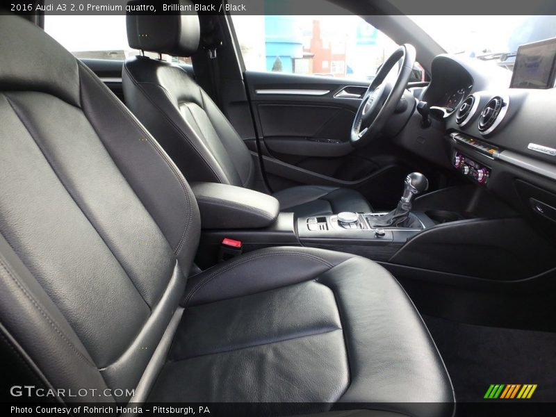 Brilliant Black / Black 2016 Audi A3 2.0 Premium quattro