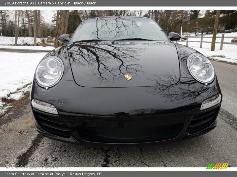 Black / Black 2009 Porsche 911 Carrera S Cabriolet