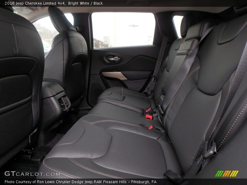 Bright White / Black 2018 Jeep Cherokee Limited 4x4
