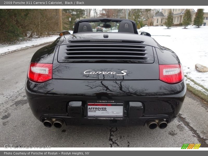 Black / Black 2009 Porsche 911 Carrera S Cabriolet