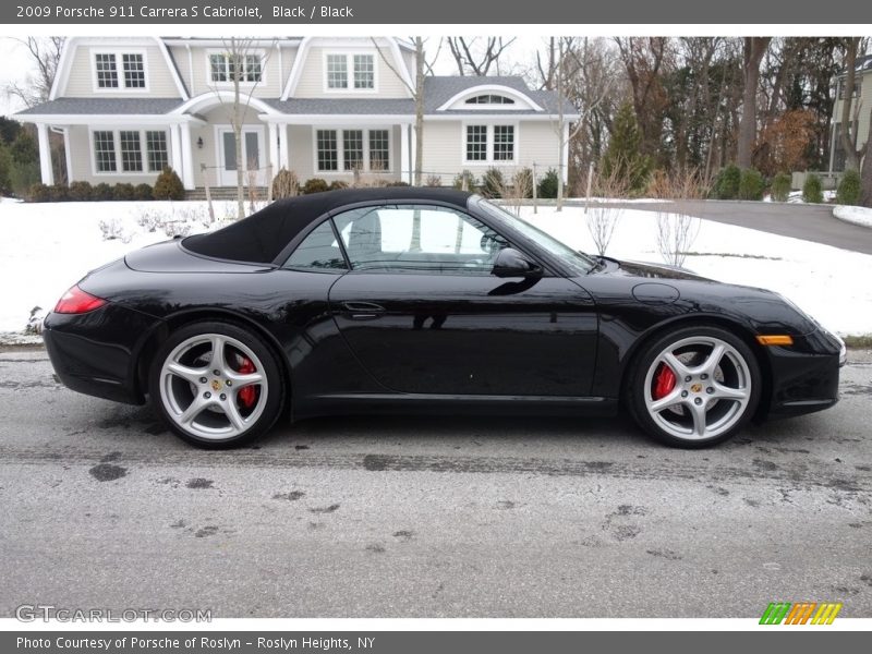 Black / Black 2009 Porsche 911 Carrera S Cabriolet